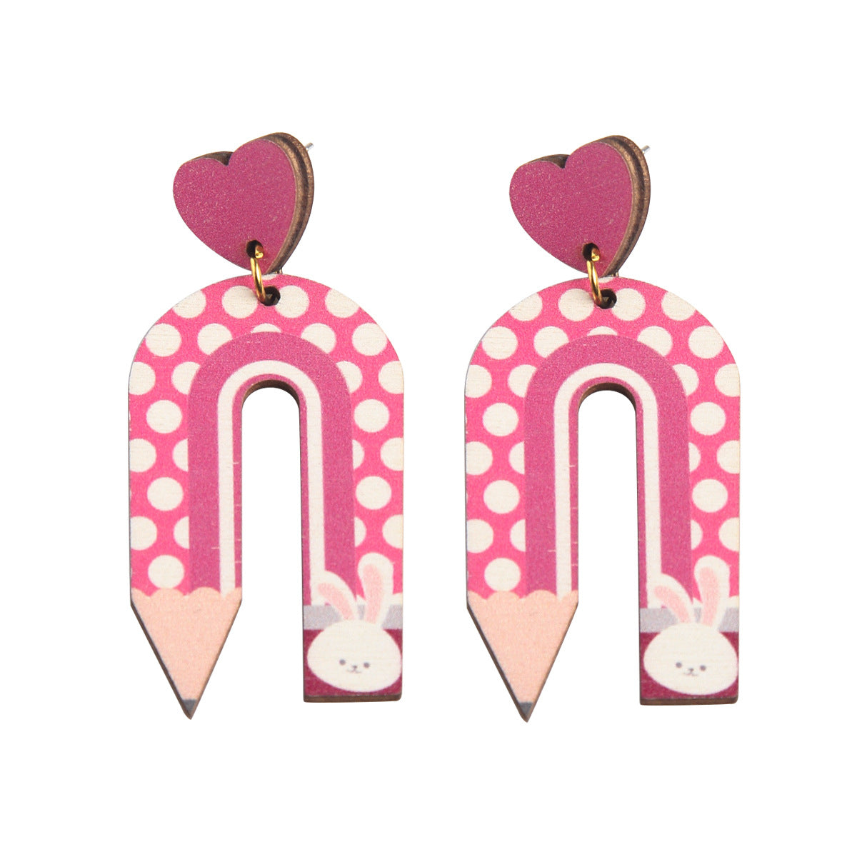 Pendientes al por mayor lápiz U